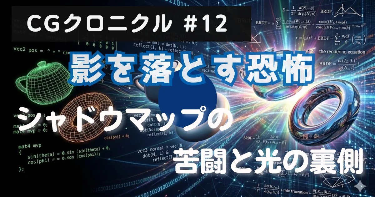 [CGクロニクル #12] 影を落とす恐怖：シャドウマップの苦闘と光の裏側