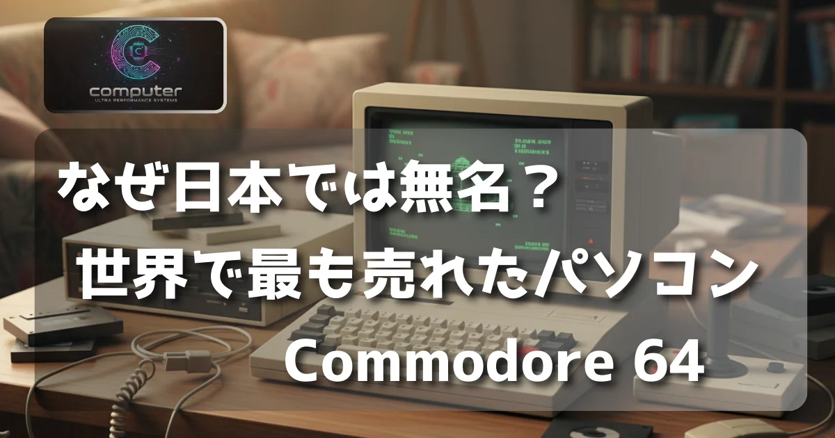 [Computer] なぜ日本では無名？世界で最も売れたパソコン Commodore 64