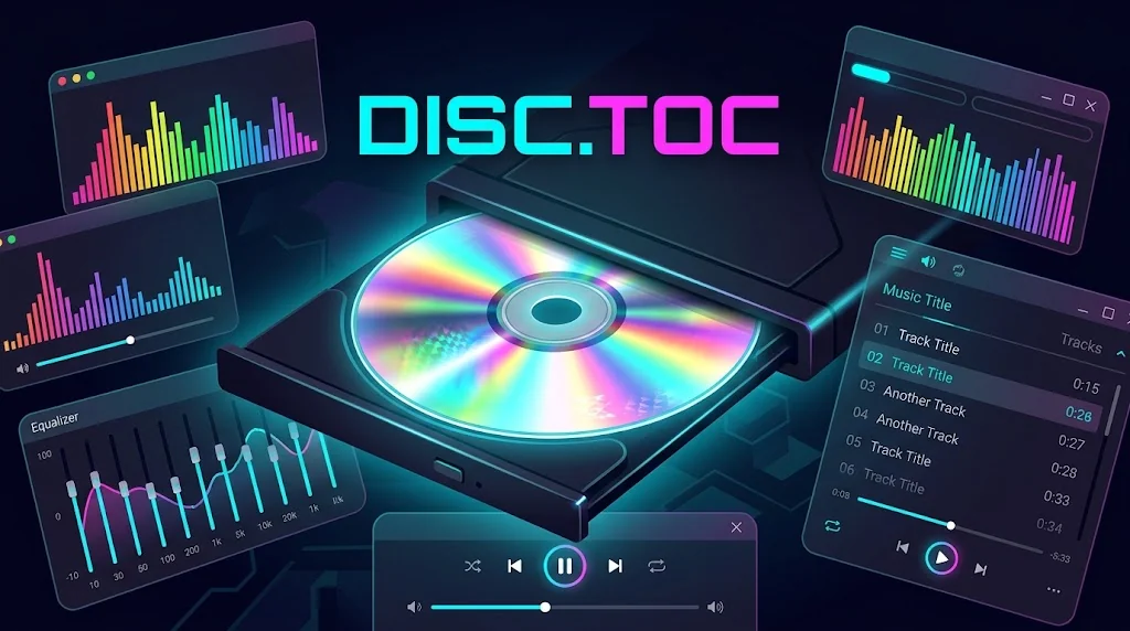[Desktop App] DISC.TOC v0.4.0 — CDDB / FreeDB終了後も、CDを入れるだけで曲名を表示して再生。音楽CDプレーヤーの使い方ガイド