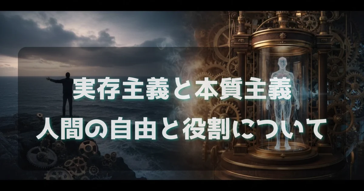 実存主義と本質主義：人間の自由と役割について