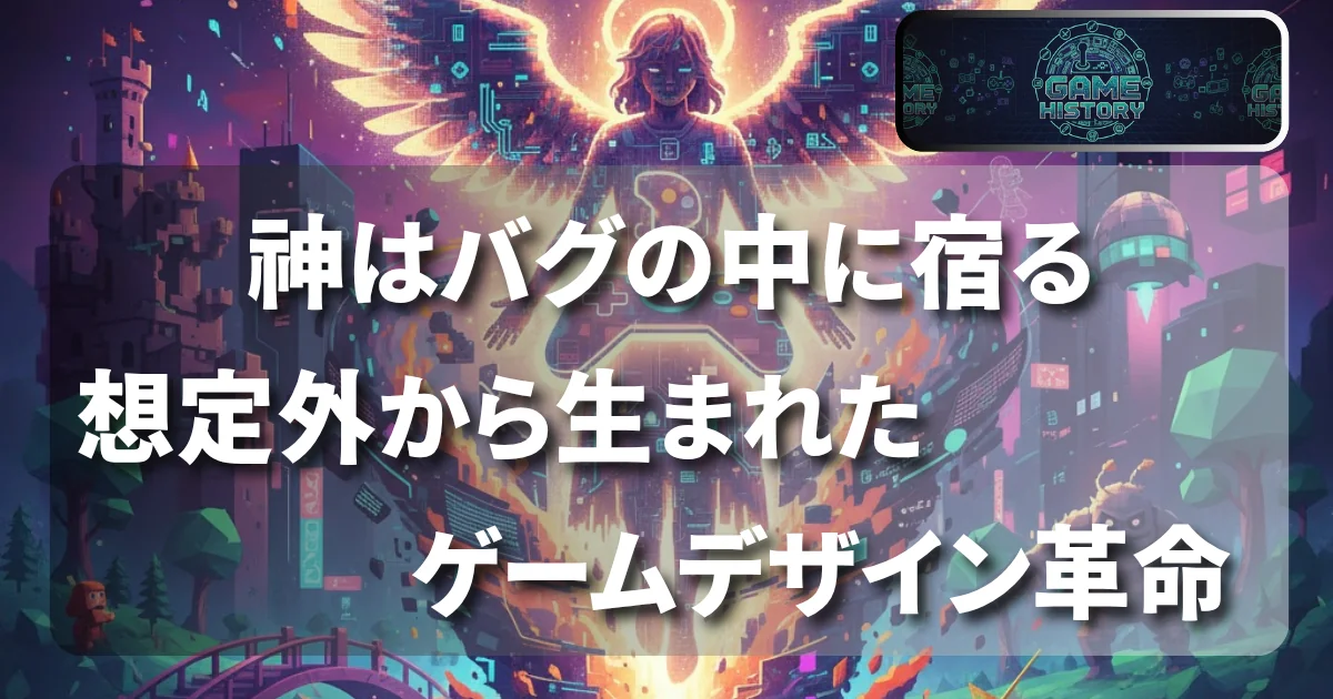 [Game History] 神はバグの中に宿る：想定外から生まれたゲームデザイン革命
