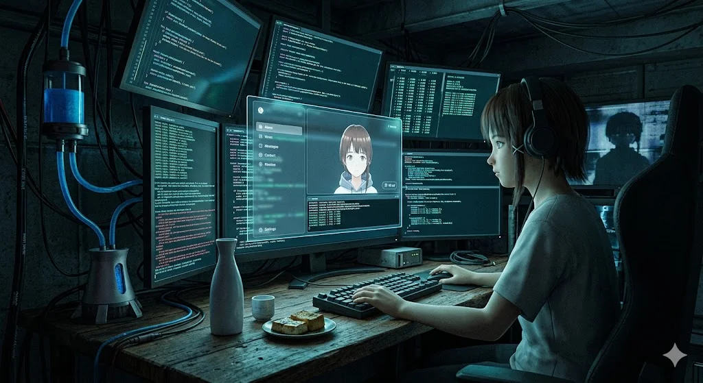 UIと深淵の現象学：WebXR開発と『lain』的実存